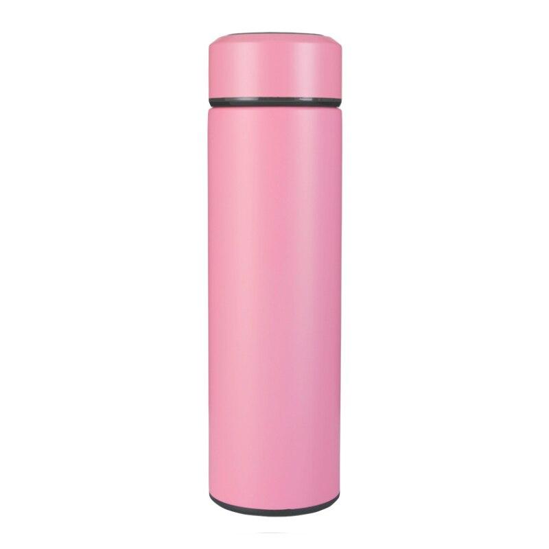 1 stück 500 ml Smart Isolierung Edelstahl Bunte Tasse Mini Thermos Tasse Wasserflasche Led Digitale Temperaturanzeige Thermos