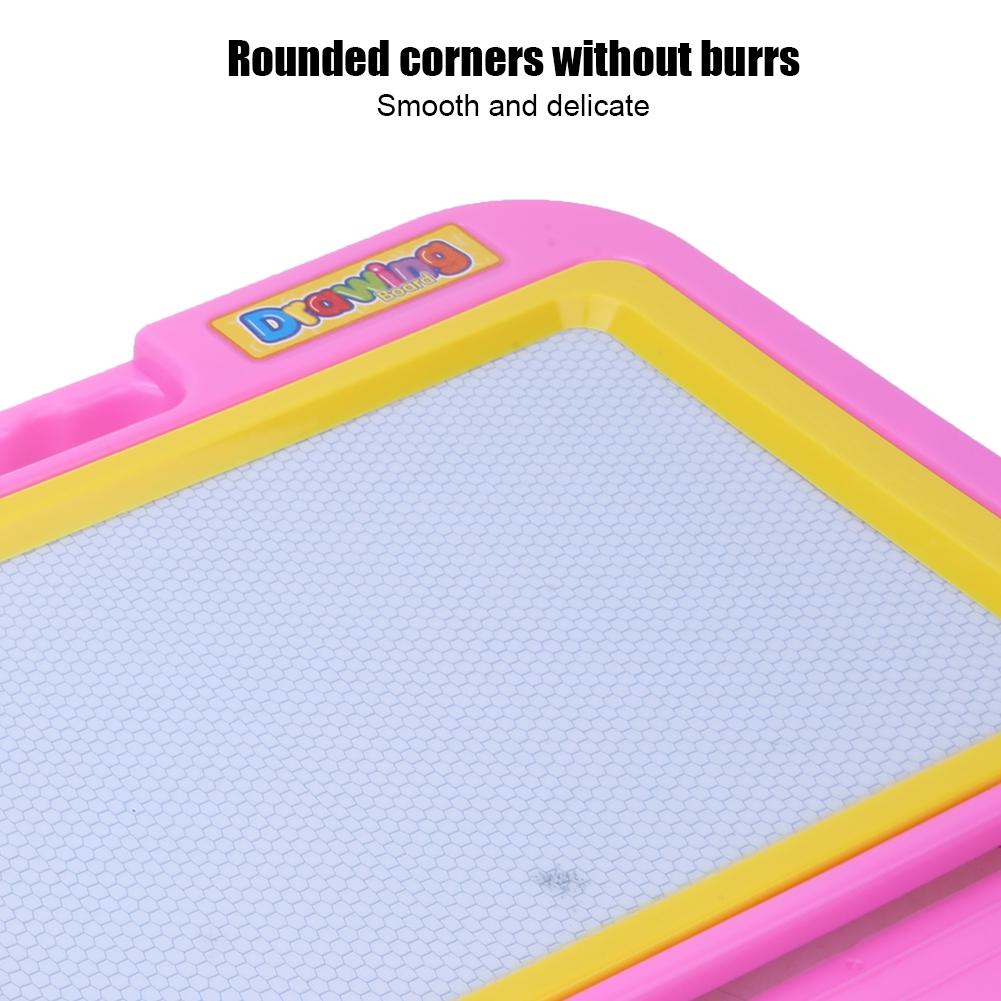 Children Drawing Board Puzzle Early Education Learning Black Plastic Writing Magnetic Sketchpad