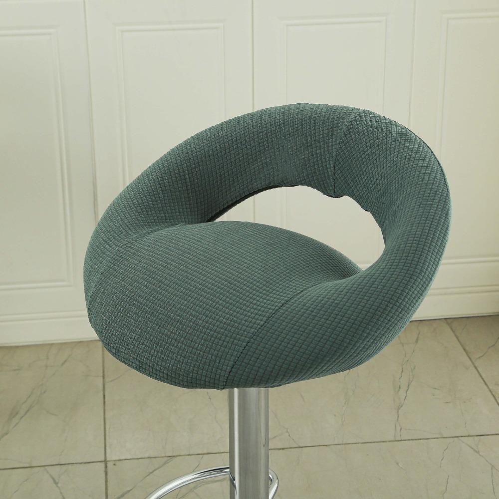 Breathable Chair Cover Hollowed-out Design High-leg Chair Cover Bar Chair Counter Use