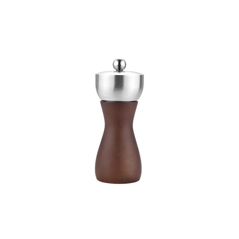 Leeseph Premium Beech Pepper Mill, Salt and Pepper Grinder - Precision Carbon Steel Rotor Use for Peppercorn, Sea Salt, Pepper