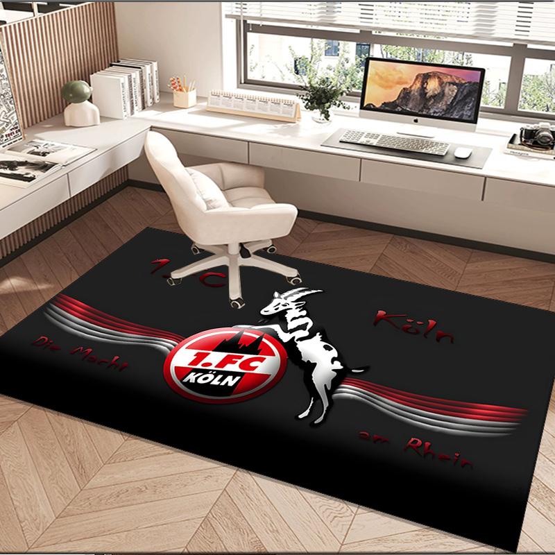 1PC rug Koln Goat Logo Carpet, Chair Rug,Area Rug for Office Bedroom living rooms bedroom, Doormat decor Christmas fan gifts