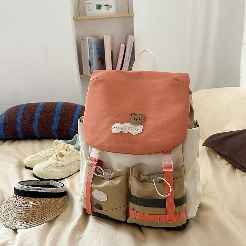 Stylish Japanese Collapsible Backpack With Waterresistant Nylon For Travel And School Use