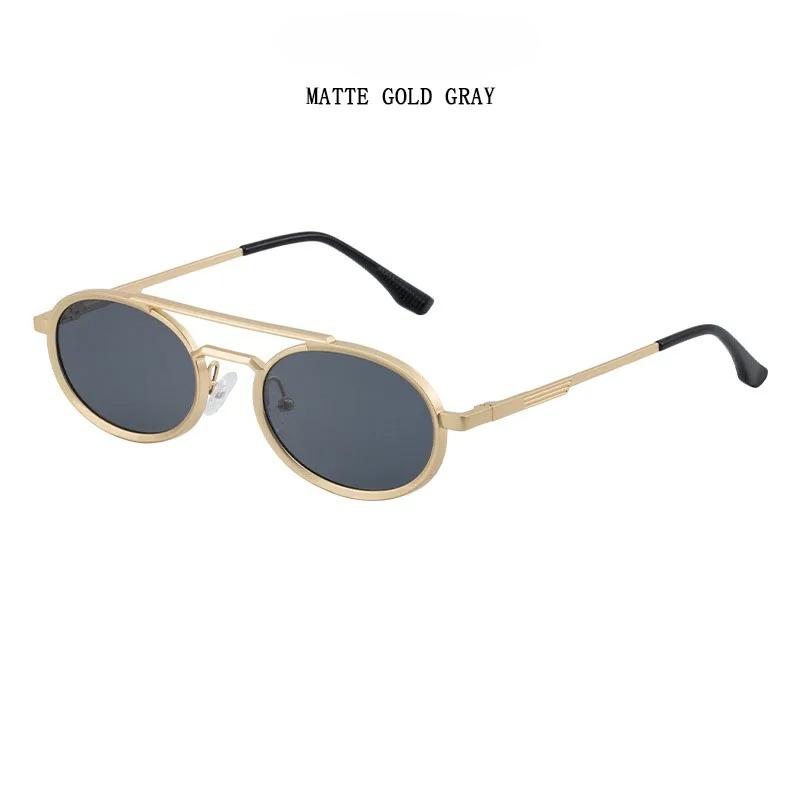 Oval Goggles Women Trendy Steampunk Sunglass Men Vintage Punk Trendy Eyeglasses Glasses De Sol Hombre Lunette Soleil Femme
