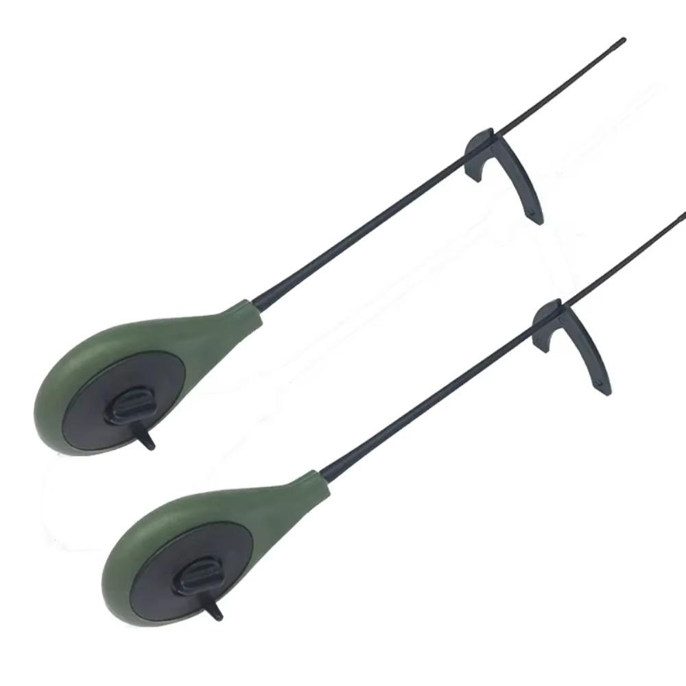 2pcs Ultra Short Ice Fishing Rod Portable 18.5cm Sports Shorter Fishing Rod Lightweight Bracket Fishing Accessorie