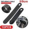 5/10Pcs Motorcycle Rubber Frame Securing Cable Wiring Harness Power Cord Tie Clutch Line Brake Ties Elastic Fix Accessories