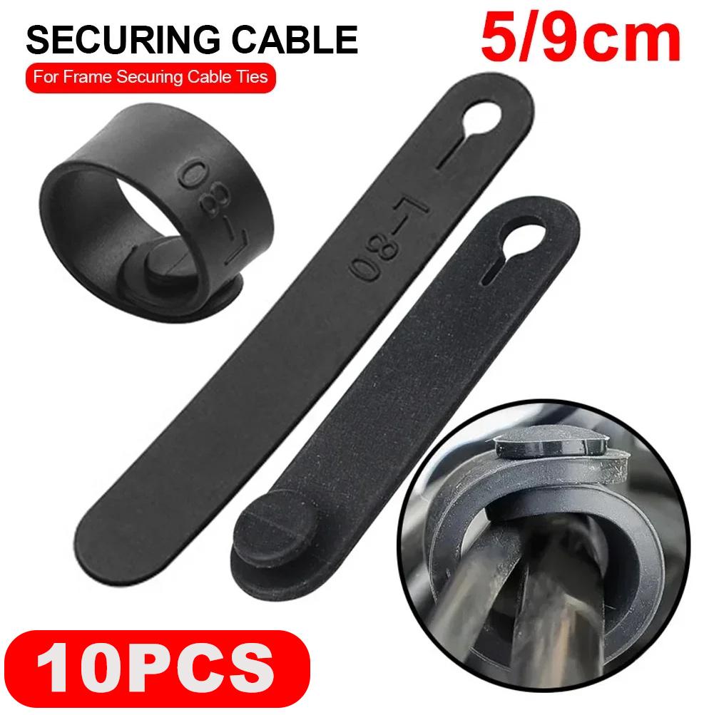 5/10Pcs Motorcycle Rubber Frame Securing Cable Wiring Harness Power Cord Tie Clutch Line Brake Ties Elastic Fix Accessories