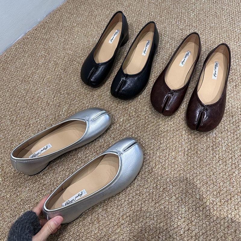 Mode Neu Damen Flache Damenschuhe Slipper Lässige Weiche Mode Seltsame Zehen Fußbekleidung Flats Damen Niedrige Absatzschuhe