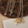 18K Gold-Filled Color-Stable Adjustable Bead Clavicle Chain Necklace