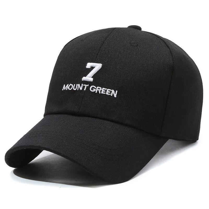 Mount 7 Embroidery Green Baseball Cap Peaked Caps Outdoor Sun Hat Gift Casual