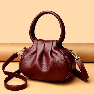 Women's Cloud Dumpling Shoulder Bag: Trendy, Fashionable, Crossbody Handbag for Women, Perfect for Middle-Aged Ladies.
