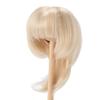 Doll Short Straight Wig Soft Comfortable Realistic 1 4 Doll Wigs Synthetic Hair for 18.5‑21cm Head Circumference Cream
