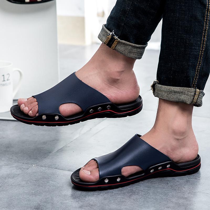 2025 neuer Herrensandalen-Trend große Größe Freizeitschuhe Herren Strand Outdoor leichte atmungsaktive Slipper Herren