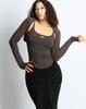 Kulsiseu Cs Shirring Long Sk-054 (Black)