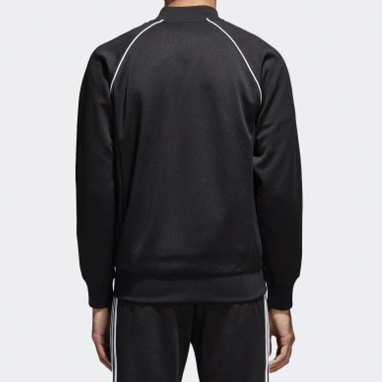 adidas SST Track Jacket Black/White Men Streetwear CW1256