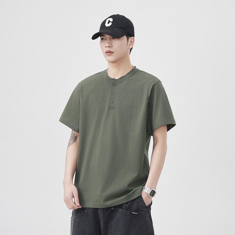 250g Short-sleeved T-shirt In Summer Comfortable Fit Cotton Vintage Blouse Niche T-shirt