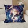 Fate Anime Kissenbezug Dekokissenbezug Nordischer Vintage-Stil Kissenbezüge Wohnzimmer Sofa Couch Sitz