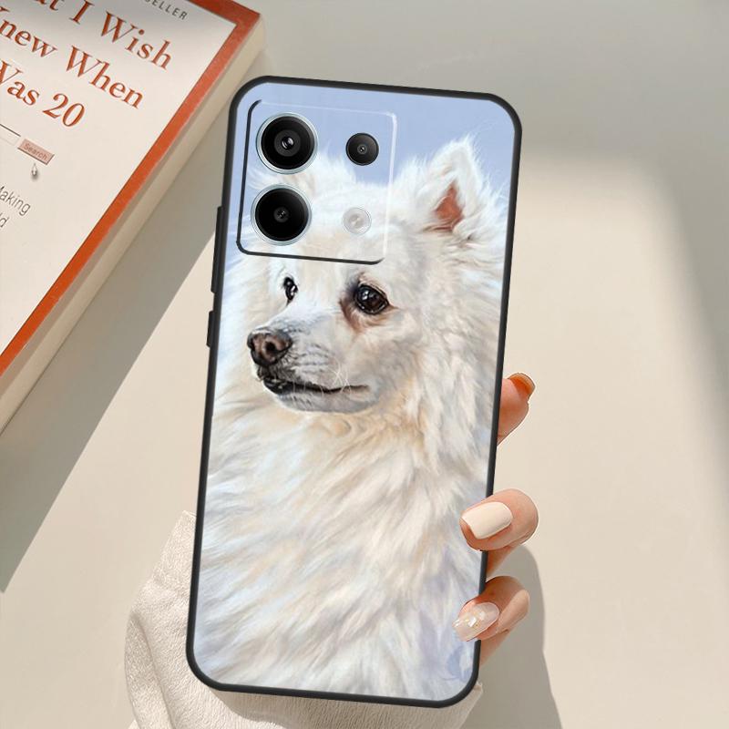 Japanese Spitz Dog Funda For Xiaomi Redmi Note 13 14 9 10 12 11 15 Pro Plus Case For Redmi 15 C 12C 13C 14C 10C