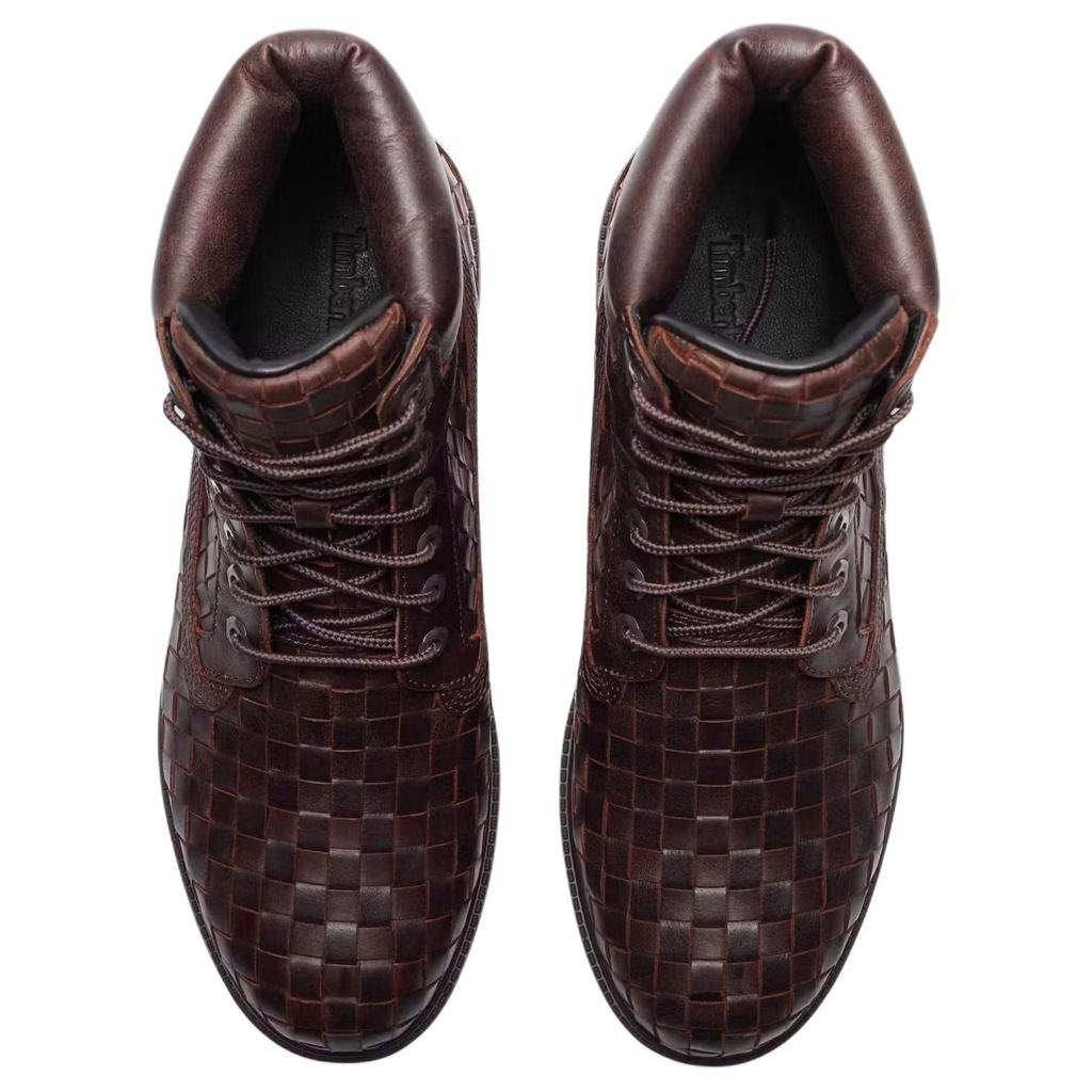 New Timberland 6' Premium Boot Woven Dark Brown TB0A6FD6-W01