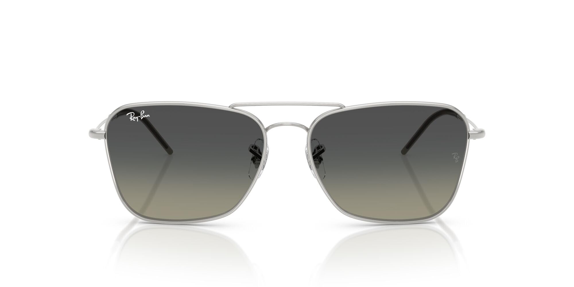 

CARAVAN REVERSE SILVER GREY GRADIENT Sunglasses 61mm 0RBR0102S Ray-Ban