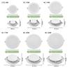 8Pack Recessed Led Downlight 3 4 5 6 8 Inch 3000K 4000K 6000K Round Led Panel Light 110V 220V 230V for Home Indoor Lighting