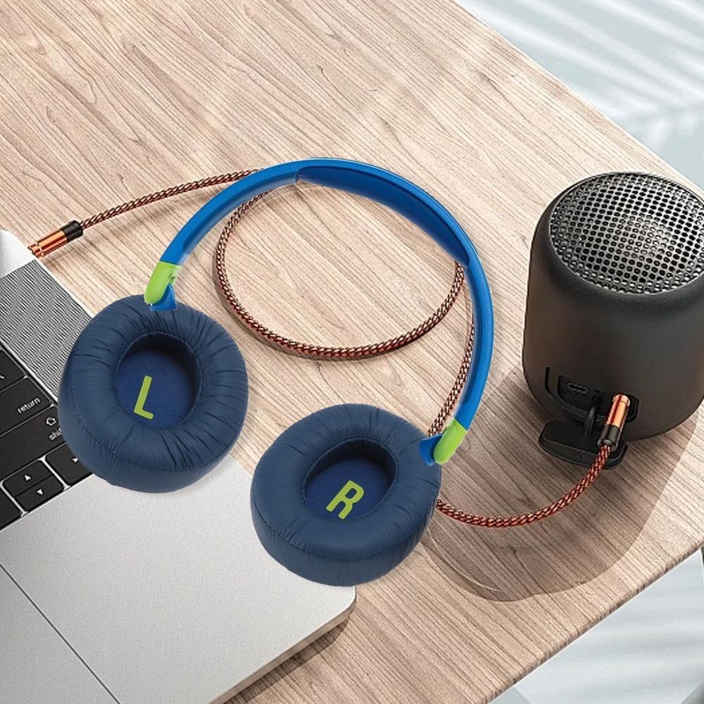 

2PCS Memory Foam Noise Isolation Ear Cushions for JR460NC Children Headphones Replacement Parts синий