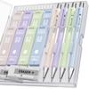 Four Candies Mechanical Set of Side HB Lead Refills Eraser Refills Cute for Girls and Boys Pencils, 0.5mm, 4, Knock, (480 Pcs), Included,