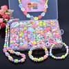 24-Piece DIY Bead Set: Creative Bracelet & Necklace Making Kit for Girls' Educational and Intellectual Development