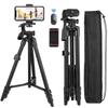 Professional Extendable Camera Tripod Stand For Phone With Selfie Remote Control Compatible Xiaomi Huawei iPhone Gopro Photograp