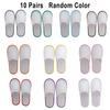 10 Pairs Disposable Slipper Closed Toe Hospitality