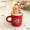 Resin Christmas Mug Desktop Ornament Cartoon Creative Santa Claus Christmas Decoration Creative Gift
