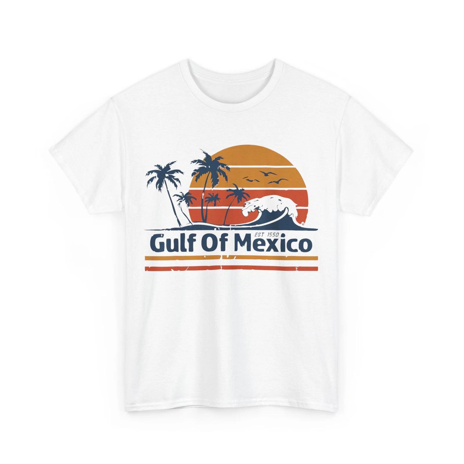 Gulf of Mexico Est 1550 Retro Vintage Beach Gulf of Mexico T shirt L