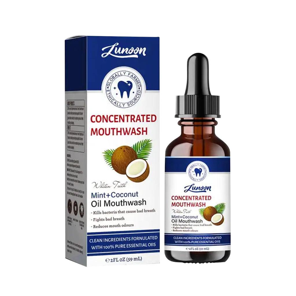 Mouthwash For Removing Oral Odors Stains, Cleaning Teeth Whitening Care Daily Mouthwash To Odor Mouthwash 59ML