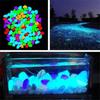 50pcs Aquarium Luminous Pebbles Stones Fish Tank Decoration Resin Glow In The Dark Stones Fish Tank Aquarium Decorations