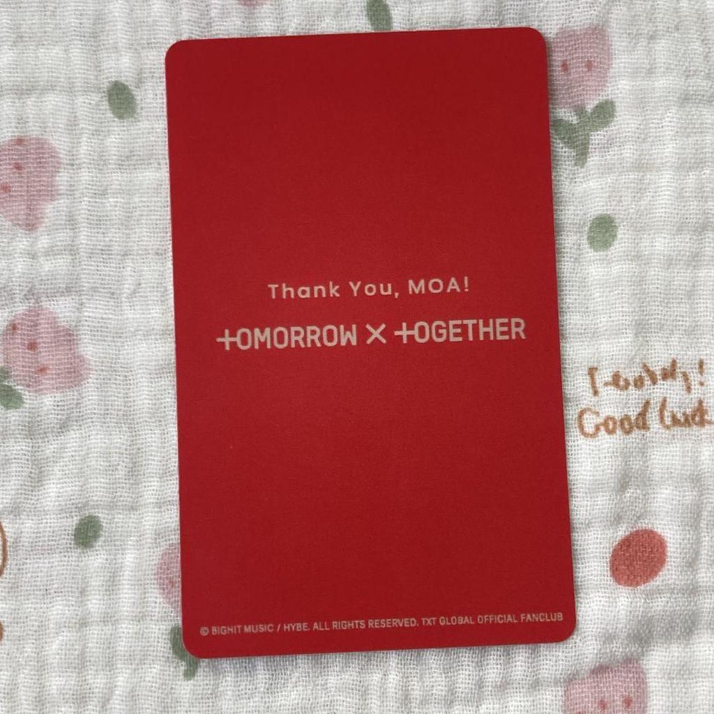 [USED] TXT Moazone Japan Concert FC Limited Yosubin Trading Card