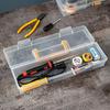 Transparente Lange Schmale Aufbewahrungsbox für Lötkolben und Werkzeuge