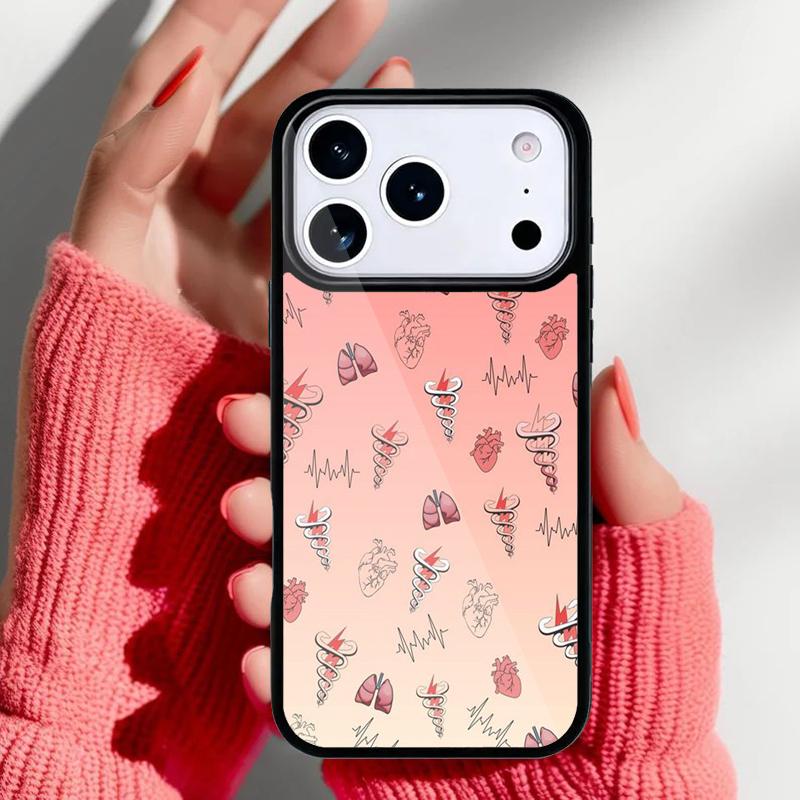 Medicine Doctor Nurse Phone Case for iPhone 17 Air 16e 15 14 13 Pro Max Back Cover for 12 11 Pro Coque
