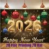 1Pcs Vitality New Year 2026 Decoration Background Backdrop Decorations For Photo Studio Photo Booth Party