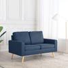 Day and Night - Day and Night 2-seater Sofa In Blue Fabric