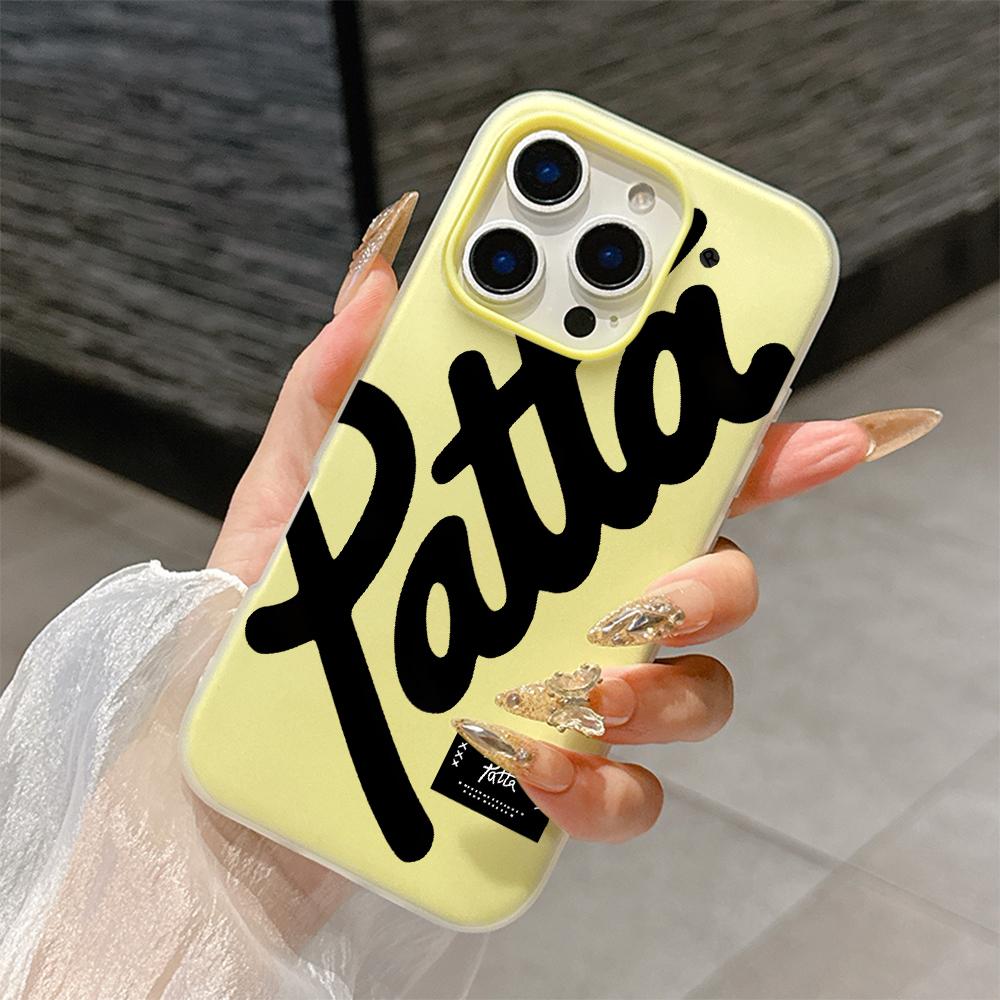 Fashion Styles HOT SALE Patta Silicone Matte Candy Color 2 in 1 Phone Case for iPhone 17 Air 16 15 14 13 Plus 12 11 Pro X XR Max