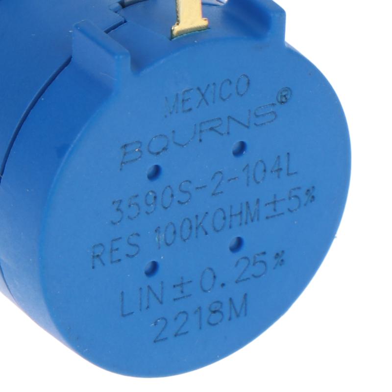 3590S-2 Multiturn Wire Wound Potentiometer For Electronic Circuit Diy Project 1K 2K 5K 10K 20K 50K 100K 100R 200R 500R
