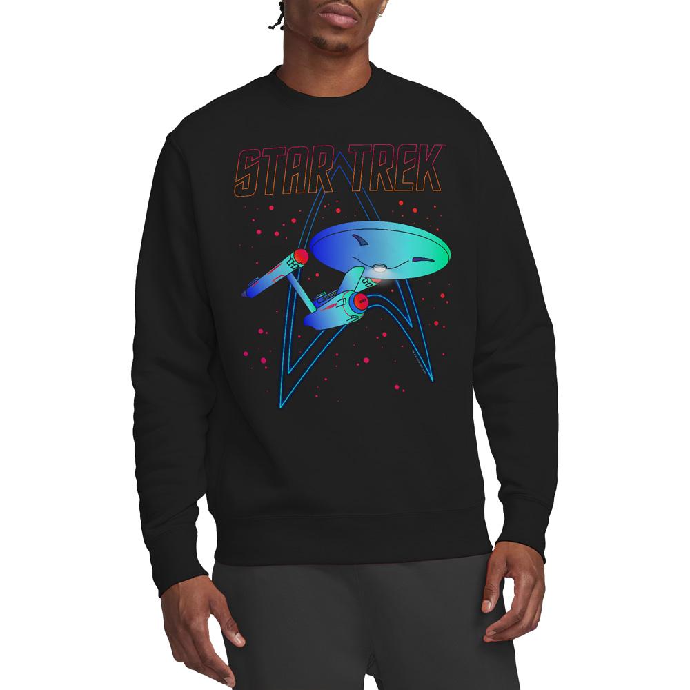 STAR TREK Unisex Adult Neon Sweatshirt