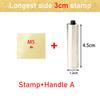 Lederstempel LOGO Personalisierung Messingform Handstanzen Lederstempel Marke Arbeiten Schnitzen Stanzwerkzeuge Handwerk