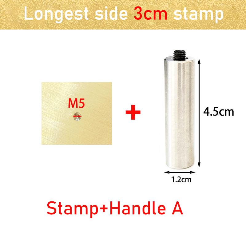 Lederstempel LOGO Personalisierung Messingform Handstanzen Lederstempel Marke Arbeiten Schnitzen Stanzwerkzeuge Handwerk