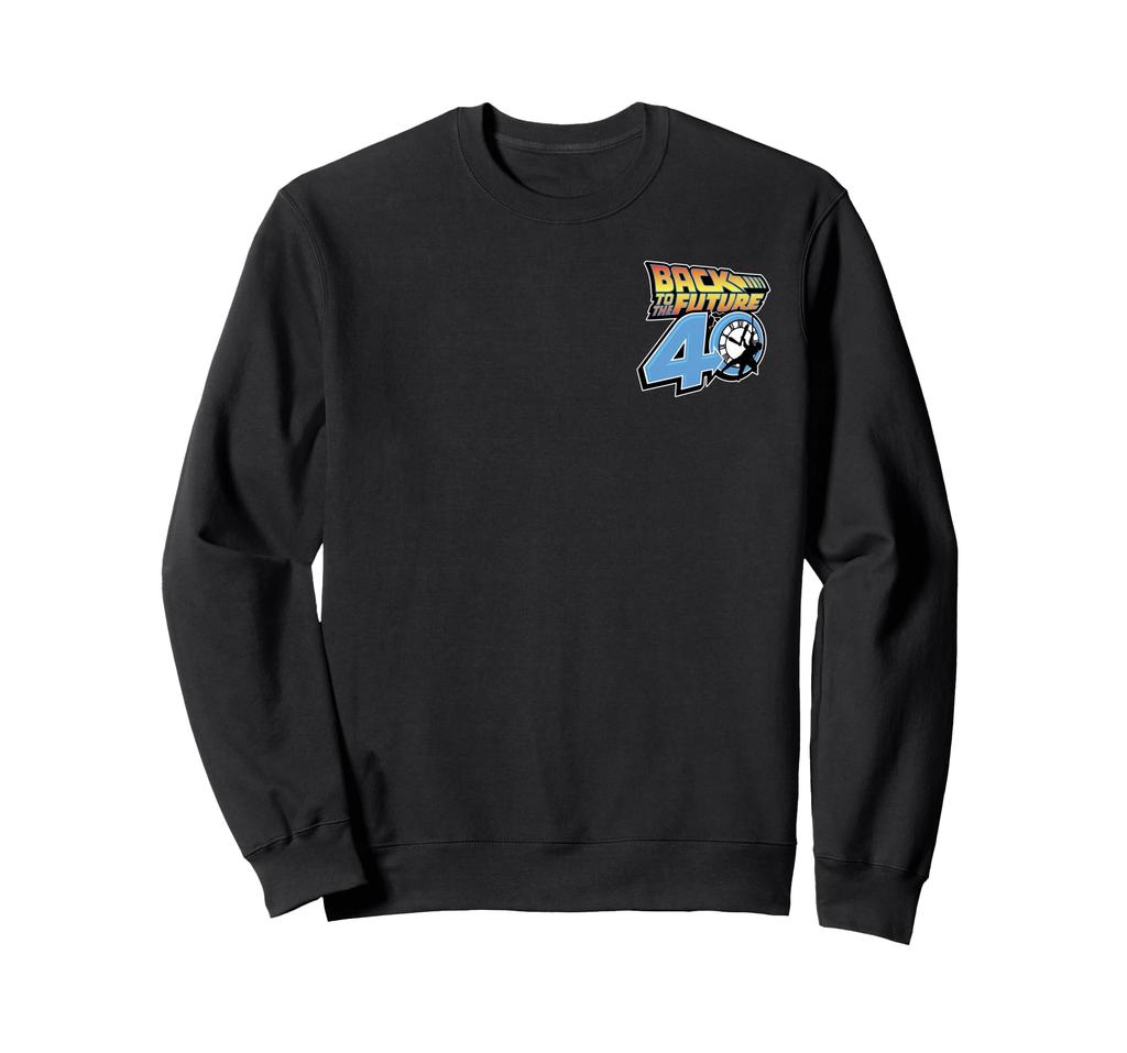 Back to the Future 40th Anniversary Sticker Collage F&B Sweatshirt