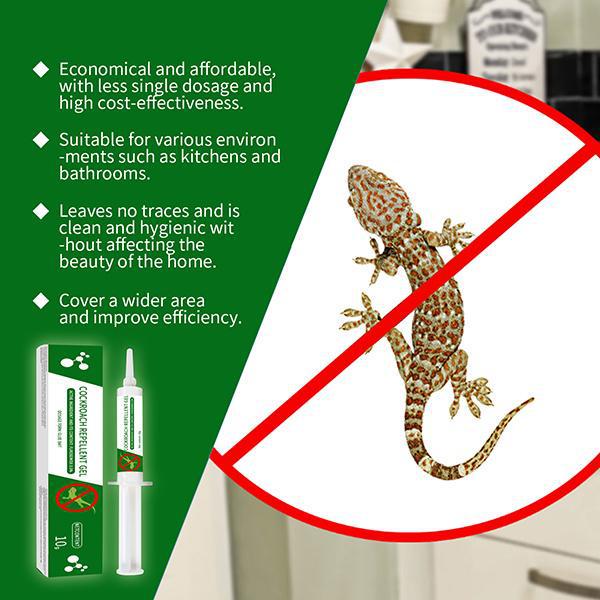 Gecko Repellent Bait: Indoor Insecticide for Kitchen Walls - Expel Geckos and Pests.