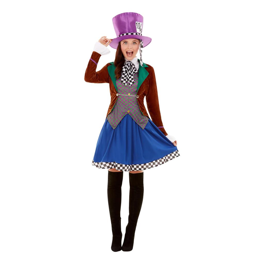 Smiffys Womens/Ladies Miss Hatter Costume