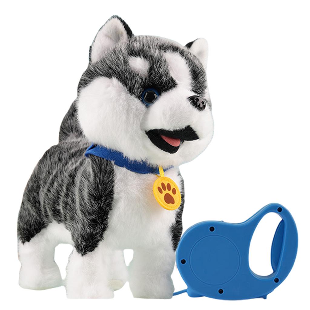 Electronic Toy Dogs That Walks and Barks Tail Wagging Plush Interactive Electronic Pets Tongue Licking Puppy Toys for Toddlers