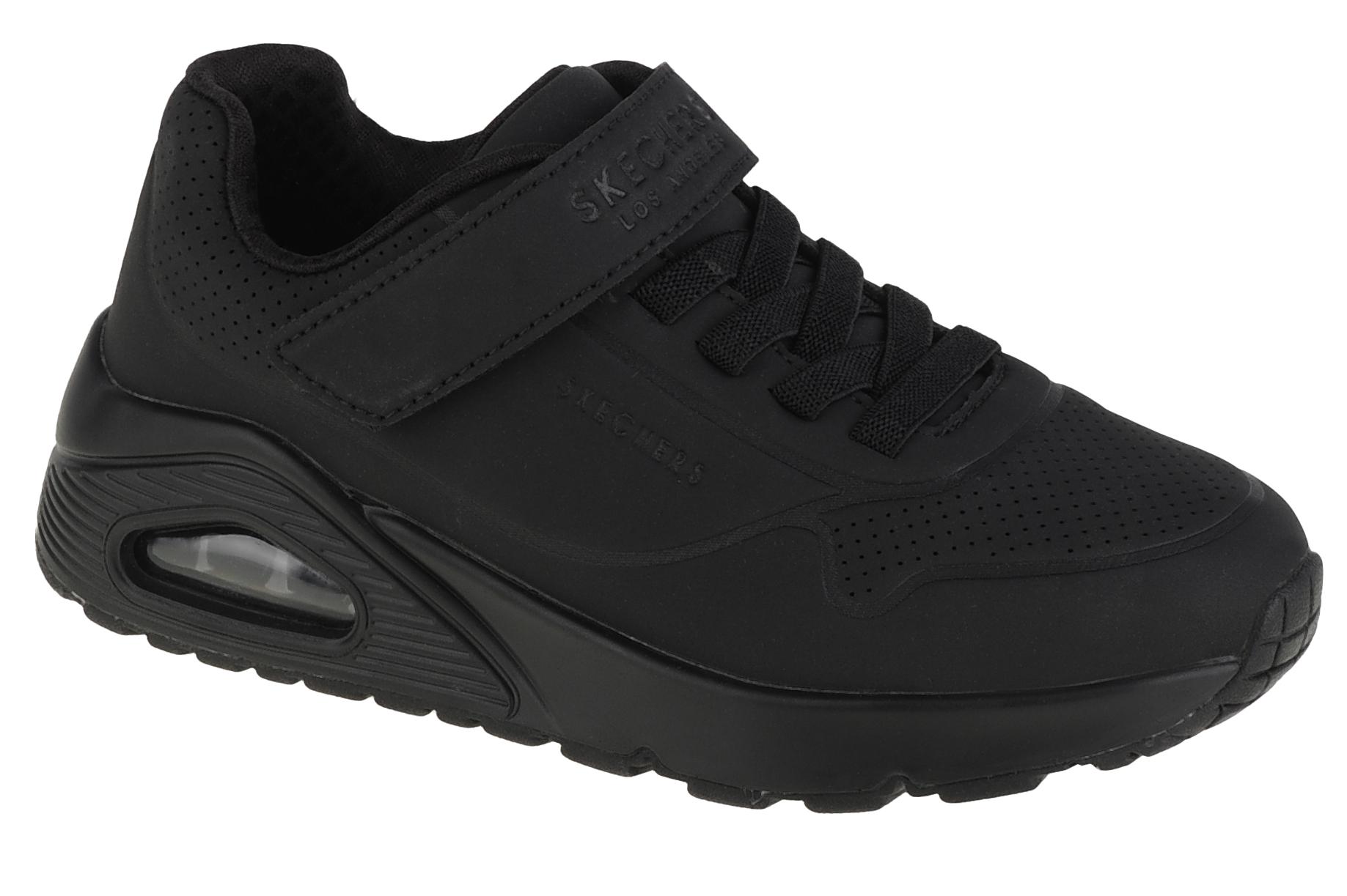 per Ragazzo Sneakers in Pelle Sintetica Skechers 27 nero