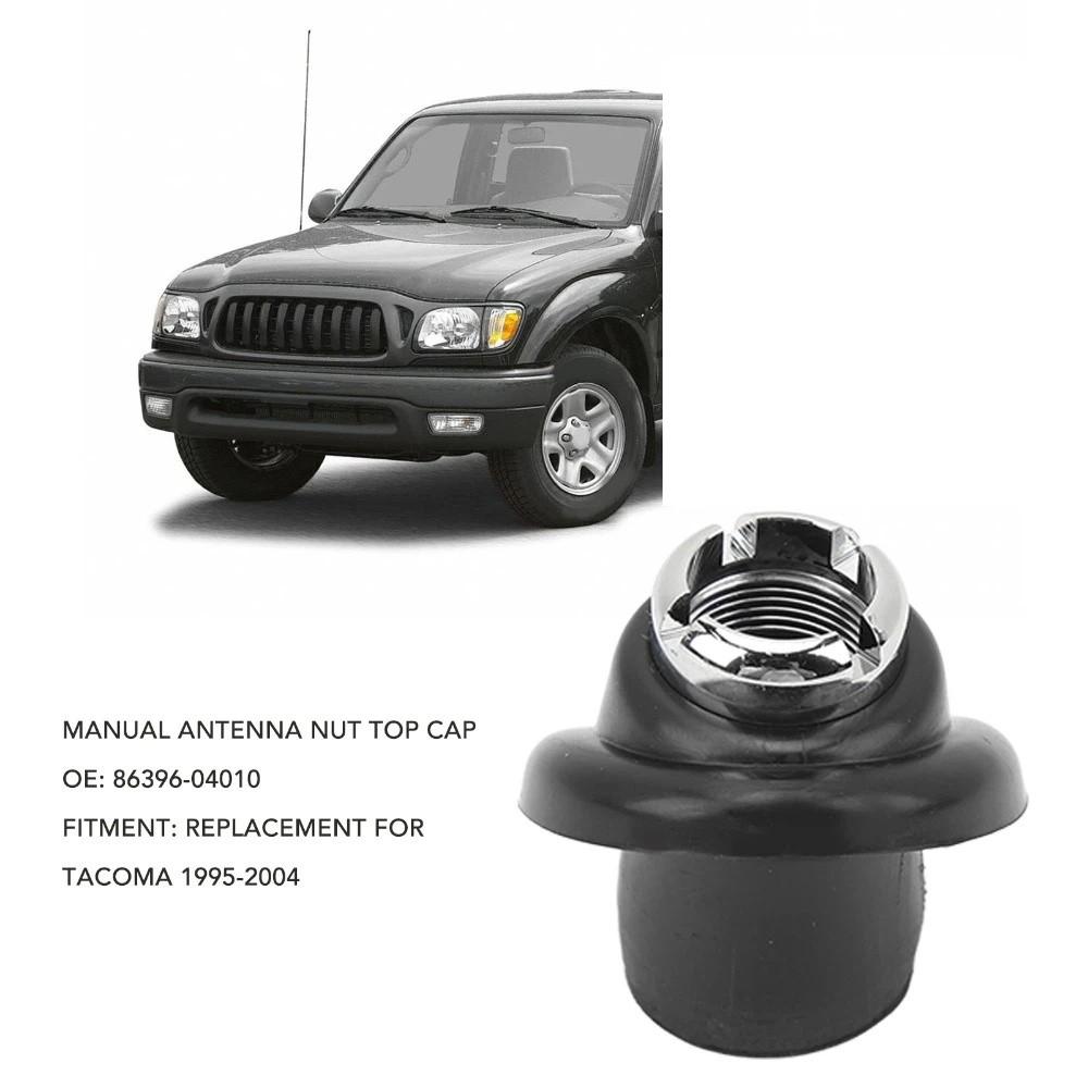 Black Aerial Mount Base ABS + Rubber Roof Antenna Housing for Tacoma 1995‑2004 For Roof Antenna