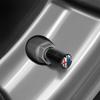 Car Stickers For Alfa Romeo for  3D Metal Tire Valve Caps Car Tyre Air Stems Cover For Alfa Romeo Giulia Stelvio Giulietta 156 1